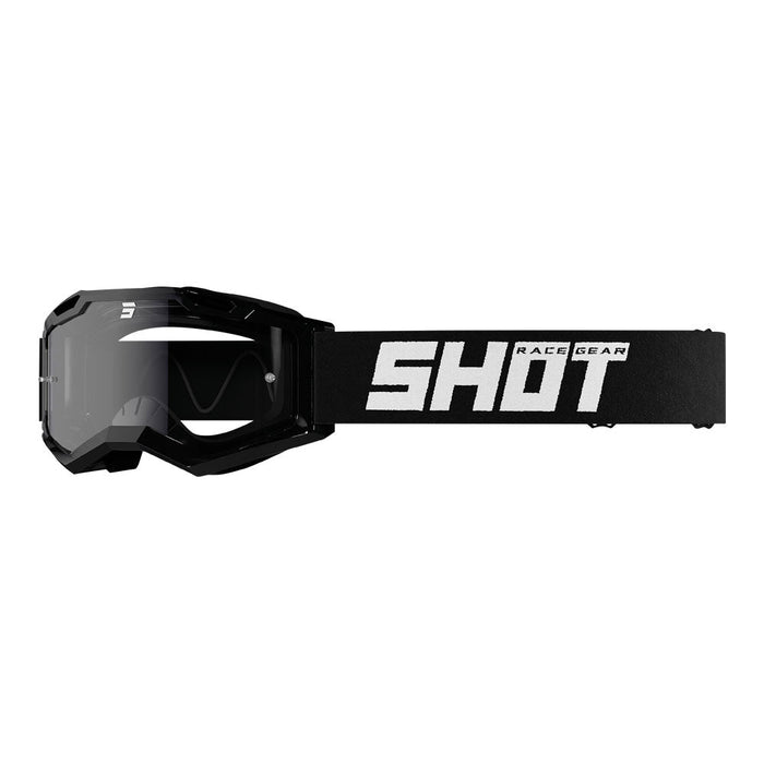 Shot Rocket Kid 2.0 Goggles Solid Black Glossy Shot MX