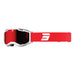 Shot Iris 2.0 Goggles Tech White/Red Glossy Shot MX