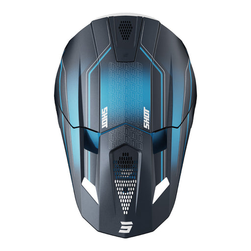 Shot Lite Challenger Helmet Blue Matt Shot MX