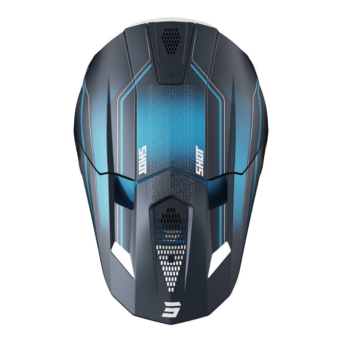 Shot Lite Challenger Helmet Blue Matt Shot MX