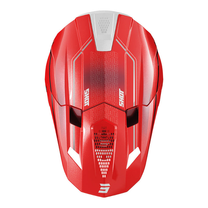 Shot Lite Challenger Helmet Red Pearly Shot MX