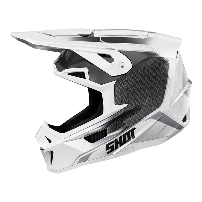 Shot Lite Challenger Helmet Black/White Pearly Shot MX
