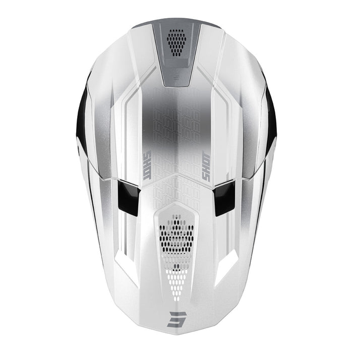 Shot Lite Challenger Helmet Black/White Pearly Shot MX