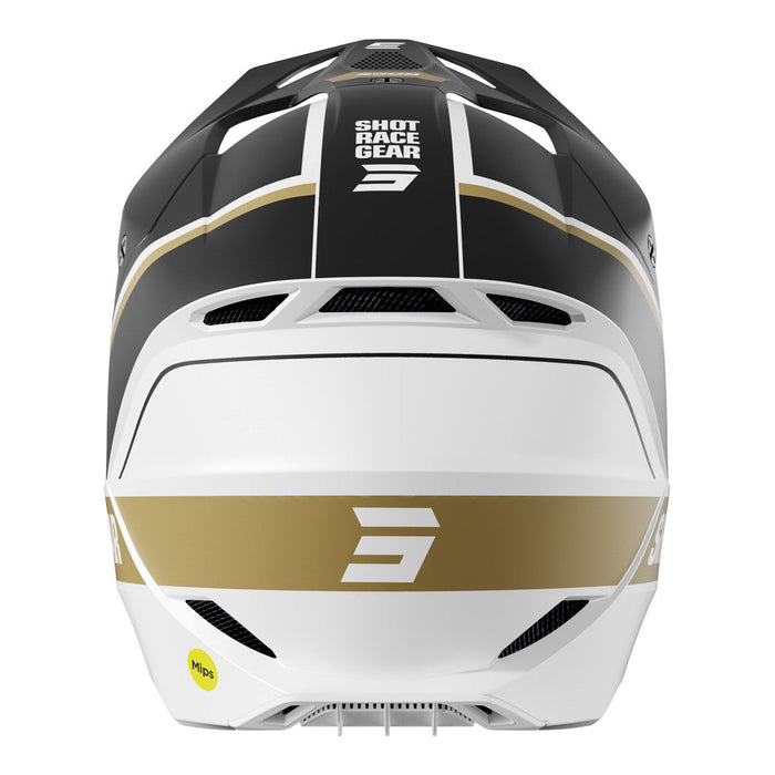 Shot Race Mythic Helmet Black/Gold Matt Shot MX