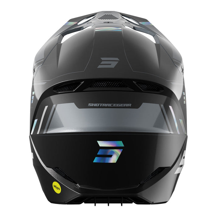 Shot Race Sprint Helmet Black Holographic Pearly Shot MX