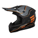 Shot Pulse Lines Helmet Black/Orange Matt Shot MX