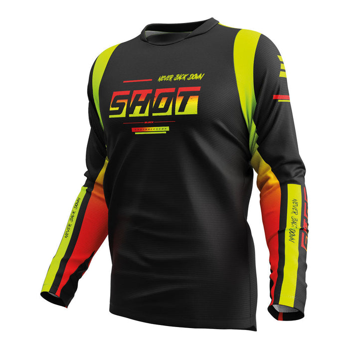 Shot Devo Block Jersey Neon Yellow Shot MX
