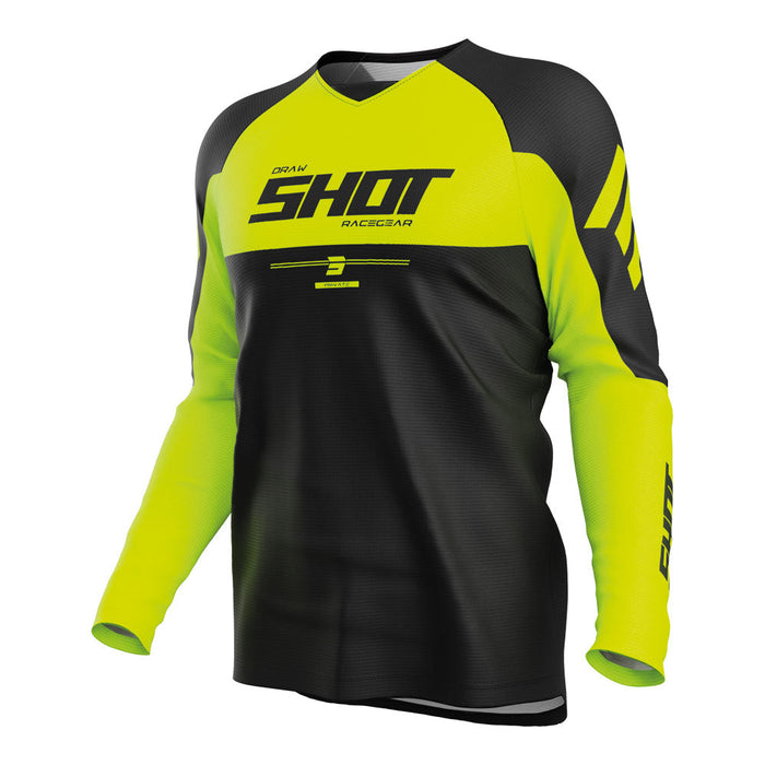 Shot Draw Private Jersey Neon Yellow Shot MX