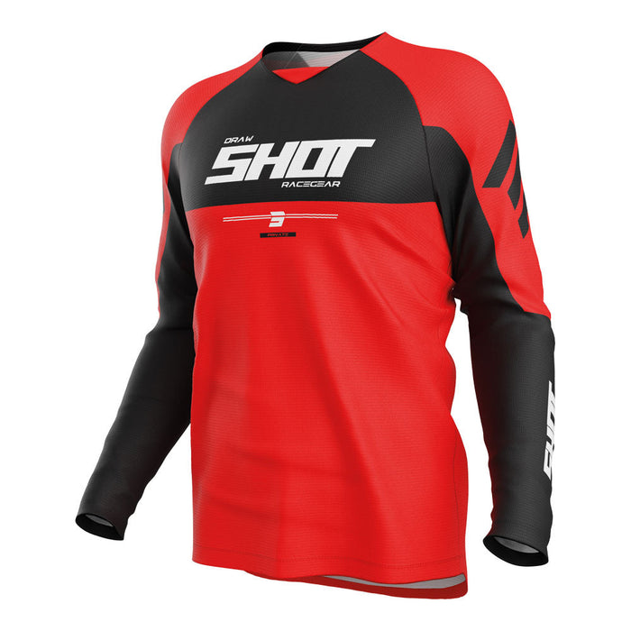 Shot Draw Private Jersey Red Shot MX