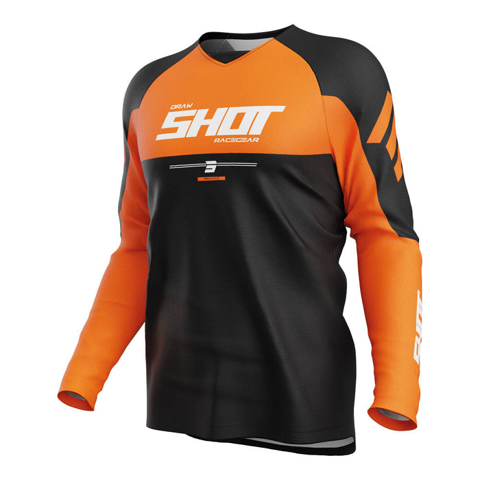 Shot Draw Private Jersey Orange Shot MX