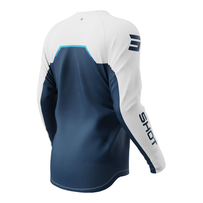Shot Draw Kid Daytona Jersey Blue Shot MX