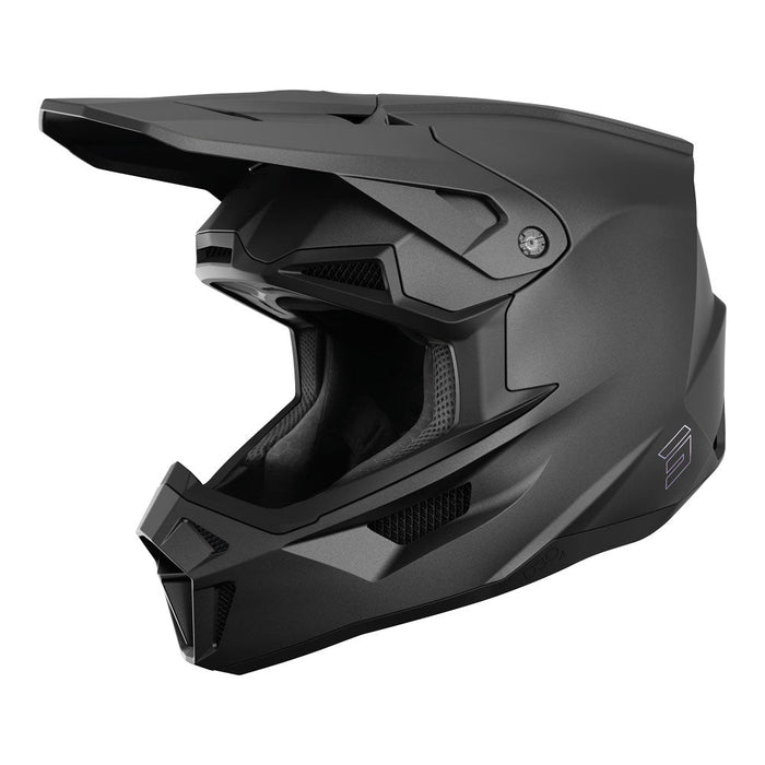 Shot Lite Solid Helmet Black Matt Shot MX