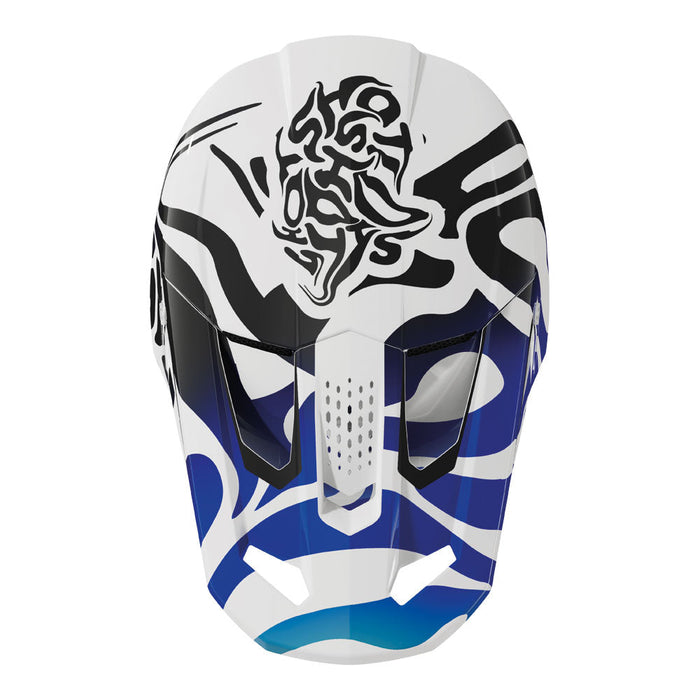 Shot Speed Ghost Helmet Blue Glossy Shot MX