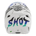 Shot Speed Ghost Helmet Blue Glossy Shot MX