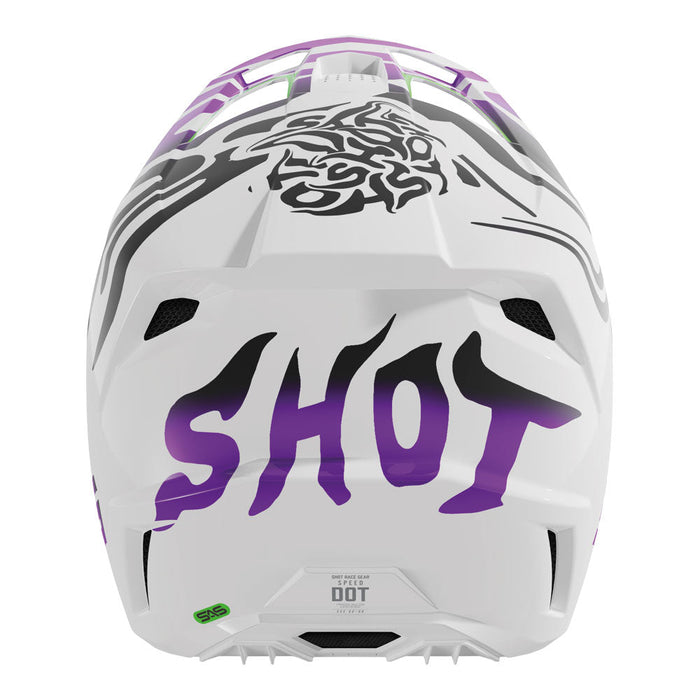 Shot Speed Ghost Helmet Purple Glossy Shot MX
