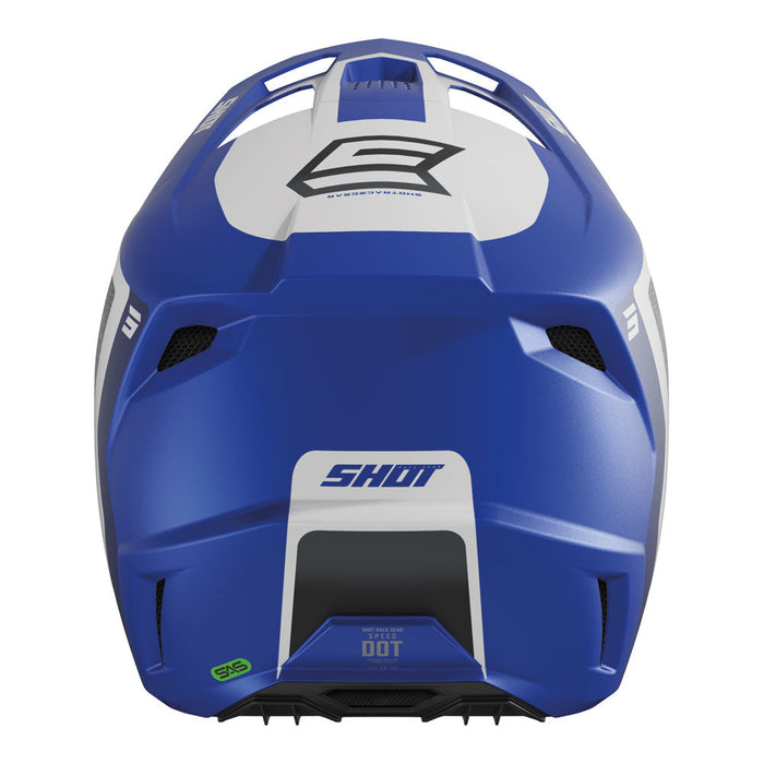 Shot Speed Hybrid Helmet Blue Matt Shot MX