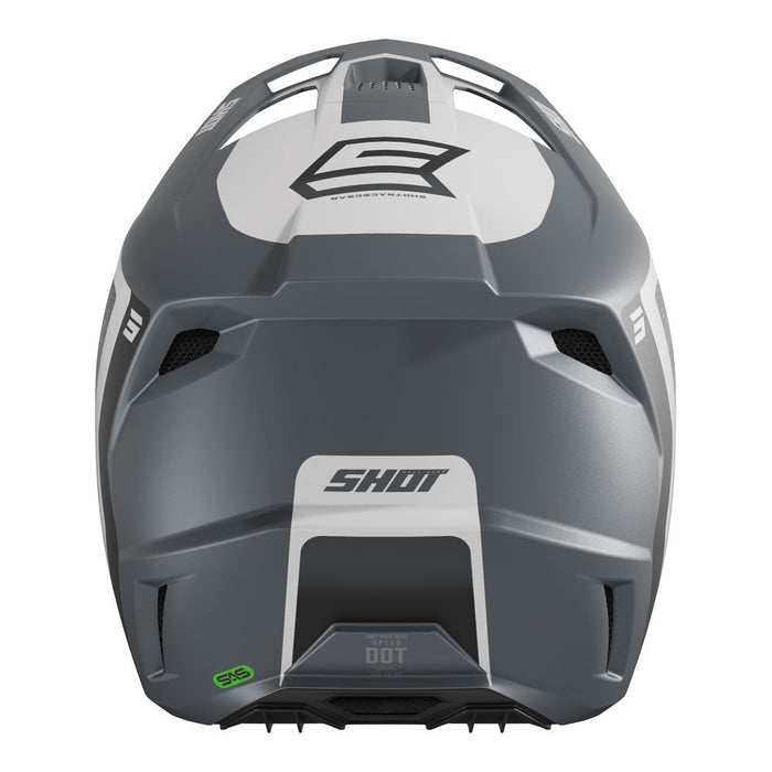 Shot Speed Hybrid Helmet Grey Matt Shot MX