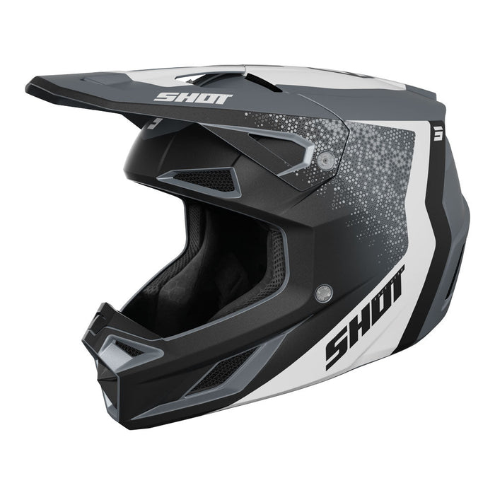 Shot Speed Hybrid Helmet Grey Matt Shot MX