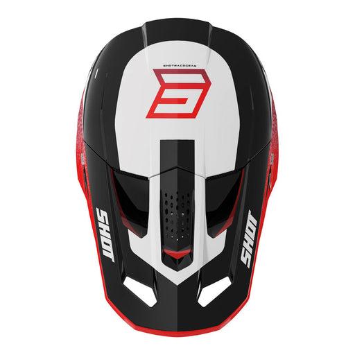 Shot Speed Hybrid Helmet Red Glossy Shot MX