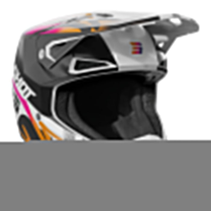 Shot Speed Wave Helmet Black/White Pearly Shot MX