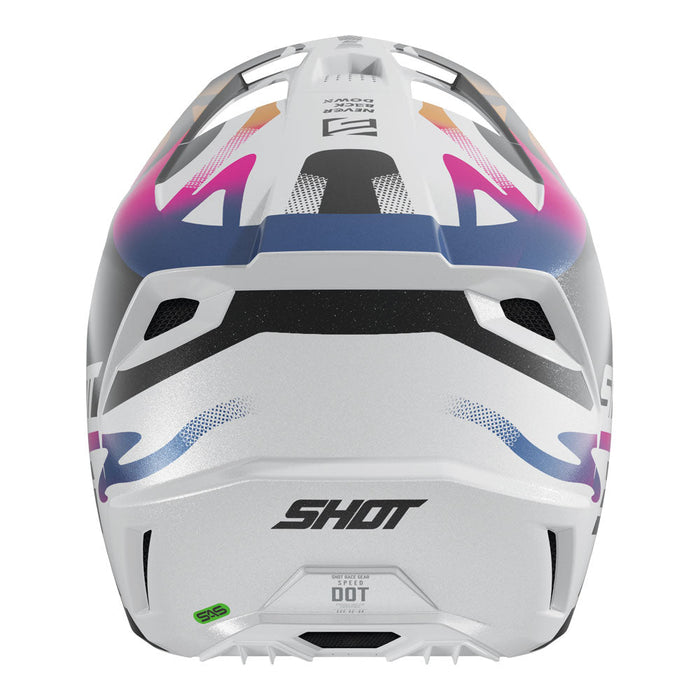 Shot Speed Wave Helmet Black/White Pearly Shot MX