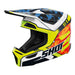 Shot Furious Flash Helmet Blue/Neon Yellow Glossy Shot MX