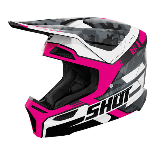 Shot Furious Flash Helmet Pink Glossy Shot MX