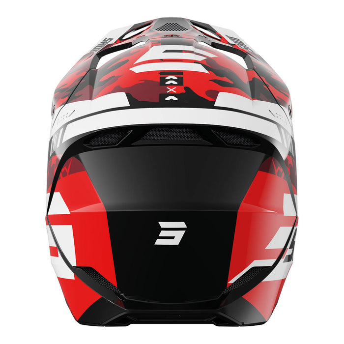 Shot Furious Flash Helmet Red Glossy Shot MX