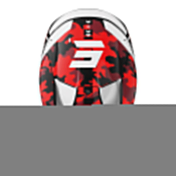Shot Furious Flash Helmet Red Glossy Shot MX