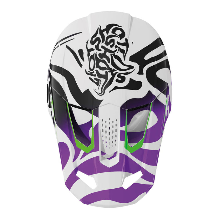 Shot Speed Kid Ghost Helmet Purple Glossy Shot MX