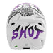 Shot Speed Kid Ghost Helmet Purple Glossy Shot MX