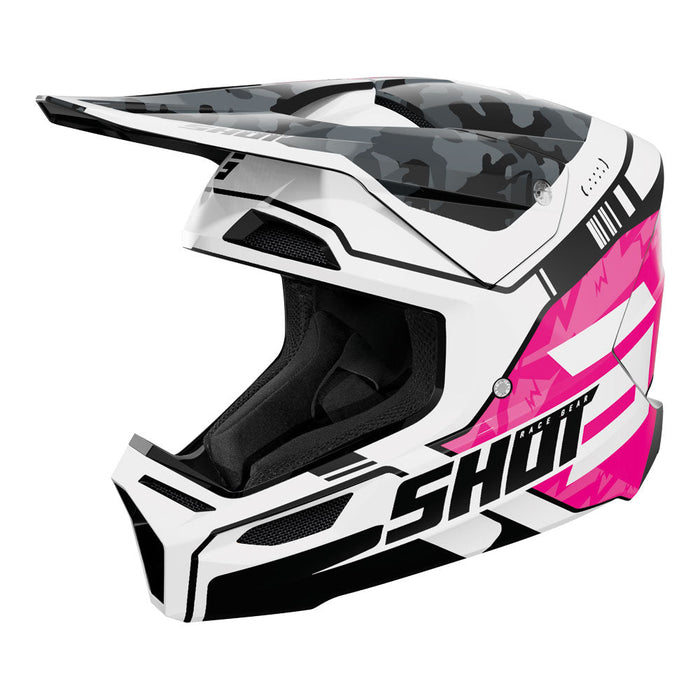 Shot Furious Kid Flash Helmet Pink Glossy Shot MX