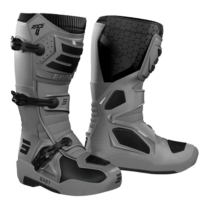 Shot Race 4 Boots Grey