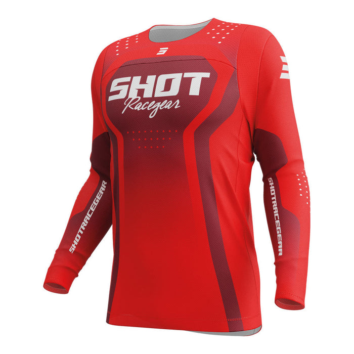 Shot Contact Stream Jersey Red