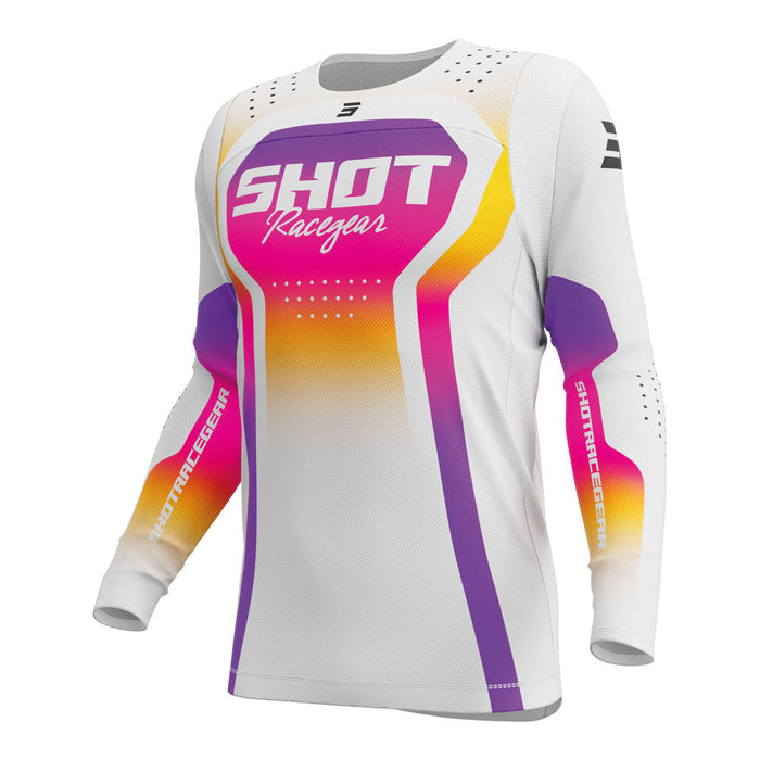 Shot Contact Stream Jersey White