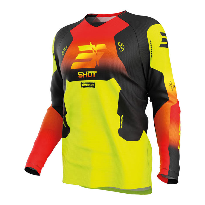 Shot Draw Kid Rocket Jersey Neon Yellow