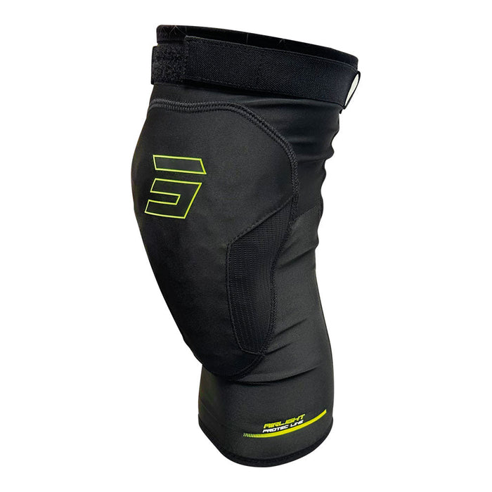 Shot Airlight Knee Guards 2.0 Black/Neon Yellow