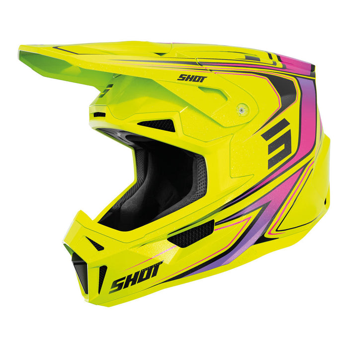 Shot Lite Glory Helmet Neon Yellow Pearly
