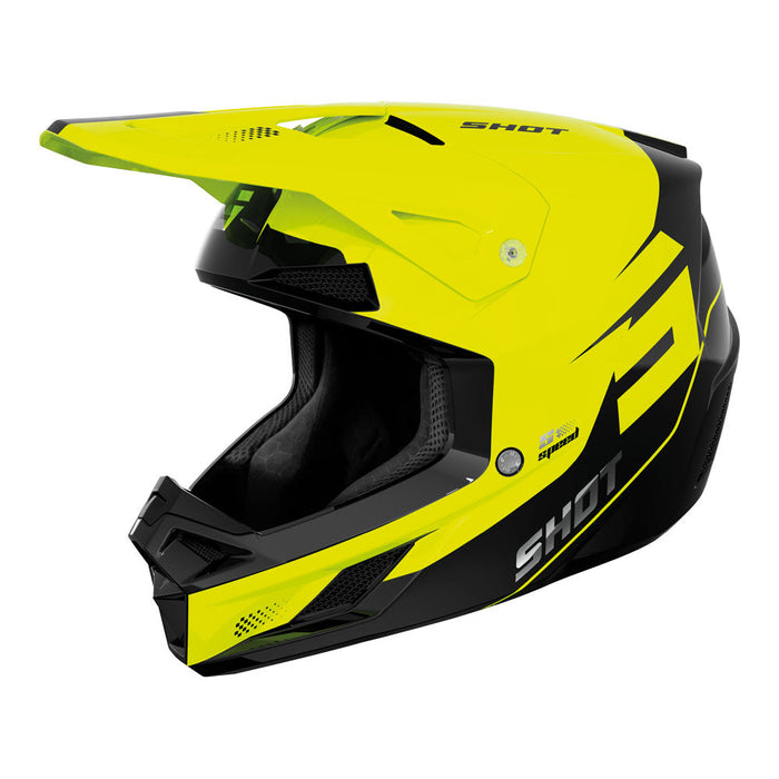 Shot Speed S Helmet Neon Yellow Glossy