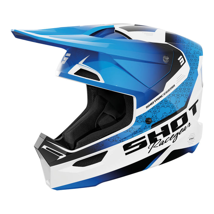 Shot Furious Kid Helmet Stream Blue Glossy