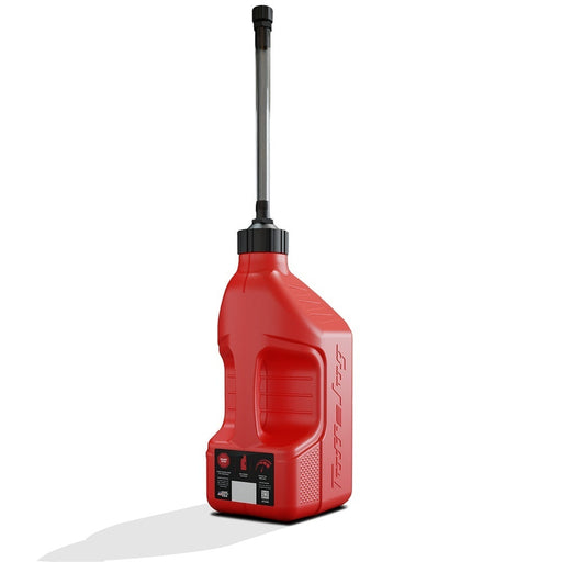 10L Tuff Jug with Black Standard Cap and Auto-Stop Spout Top Two Moto
