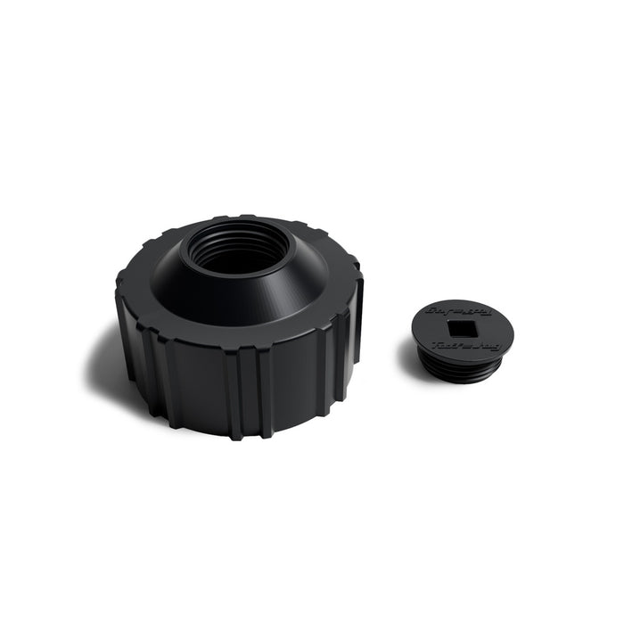 Tuff Jug Standard Cap with Centre Plug (Gen 3, Black)