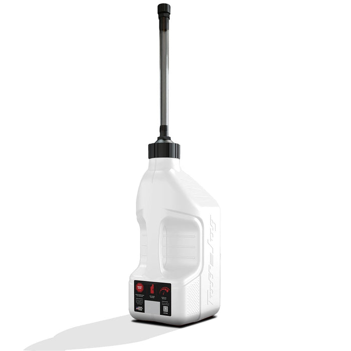 10L Tuff Jug with Black Standard Cap and Auto-Stop Spout Tuff Jugs