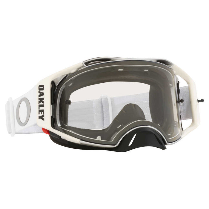 Oakley Airbrake Tuff Blocks White - Clear Lens Oakley