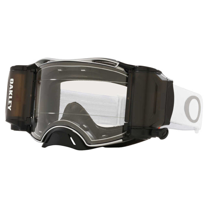 Oakley Airbrake Tuff Blocks White Roll Off - Clear Lens Oakley