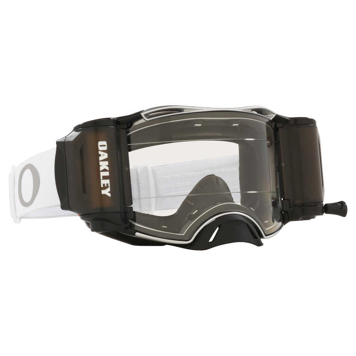 Oakley Airbrake Tuff Blocks White Roll Off - Clear Lens Oakley