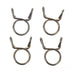 All Balls Racing Fuel Hose Clamp Kit - 9mm Wire (4 Pack)