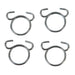 All Balls Racing Fuel Hose Clamp Kit - 9.9mm Wire (4 Pack)