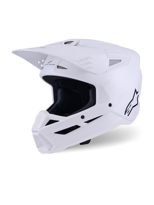 ALPINESTARS SM3 SOLID HELMET ECE06/DOT - WHITE GLOSSY