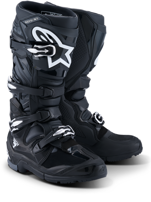 Alpinestars Tech 7 Boots Enduro Black Athracite White Top Two Moto